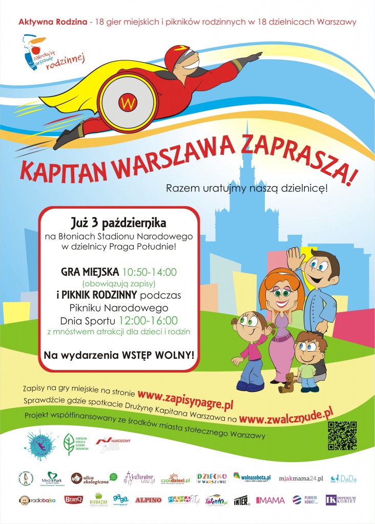 Kapitan Warszawa na pikniku w ramach Międzynarodowego Dnia Sportu